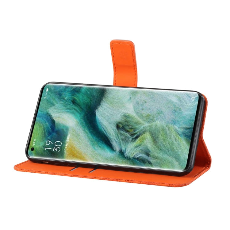 For OPPO Find X2 Pro Ethnic Style Embossed Pattern Horizontal Flip Leather Case with Holder & Card Slots & Wallet & Lanyard
