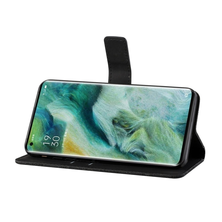 For OPPO Find X2 Pro Ethnic Style Embossed Pattern Horizontal Flip Leather Case with Holder & Card Slots & Wallet & Lanyard