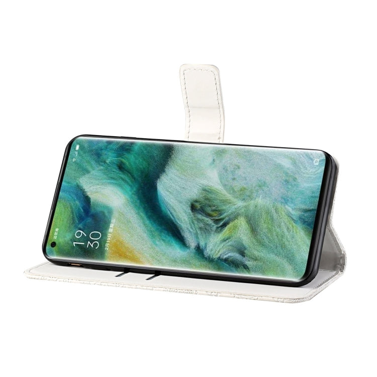 For OPPO Find X2 Pro Ethnic Style Embossed Pattern Horizontal Flip Leather Case with Holder & Card Slots & Wallet & Lanyard
