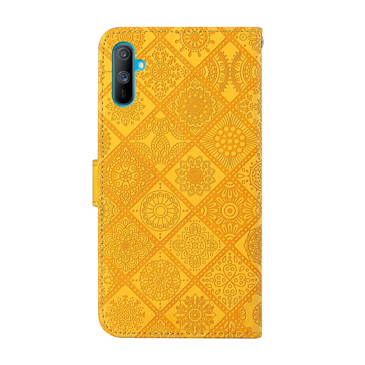 For OPPO Realme C3 Ethnic Style Embossed Pattern Horizontal Flip Leather Case with Holder & Card Slots & Wallet & Lanyard