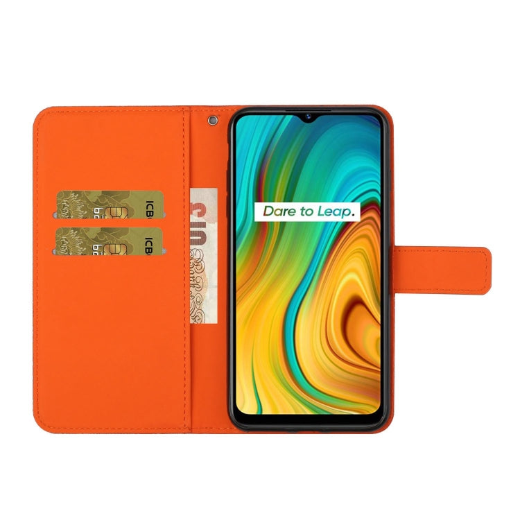 For OPPO Realme C3 Ethnic Style Embossed Pattern Horizontal Flip Leather Case with Holder & Card Slots & Wallet & Lanyard