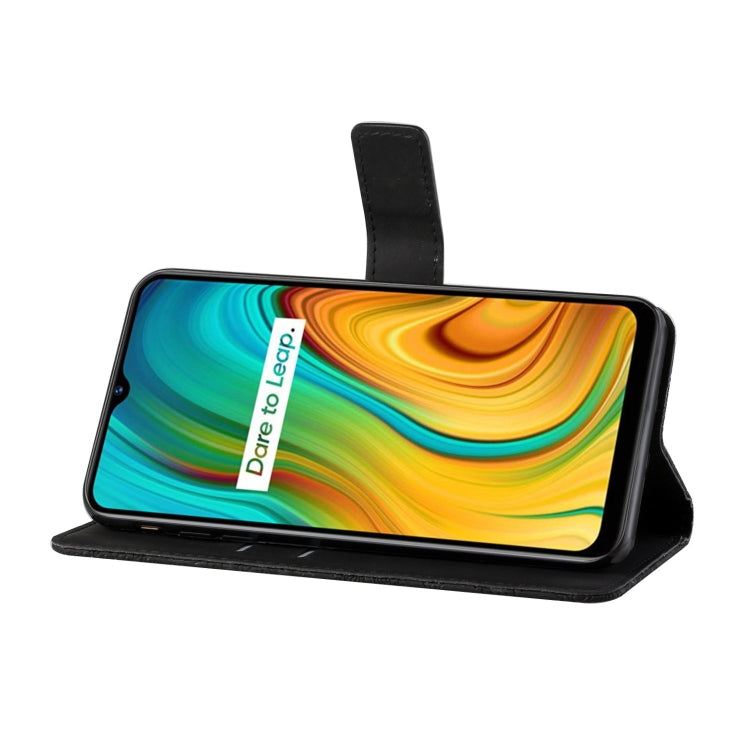 For OPPO Realme C3 Ethnic Style Embossed Pattern Horizontal Flip Leather Case with Holder & Card Slots & Wallet & Lanyard