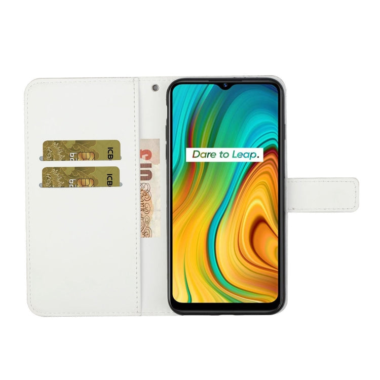 For OPPO Realme C3 Ethnic Style Embossed Pattern Horizontal Flip Leather Case with Holder & Card Slots & Wallet & Lanyard