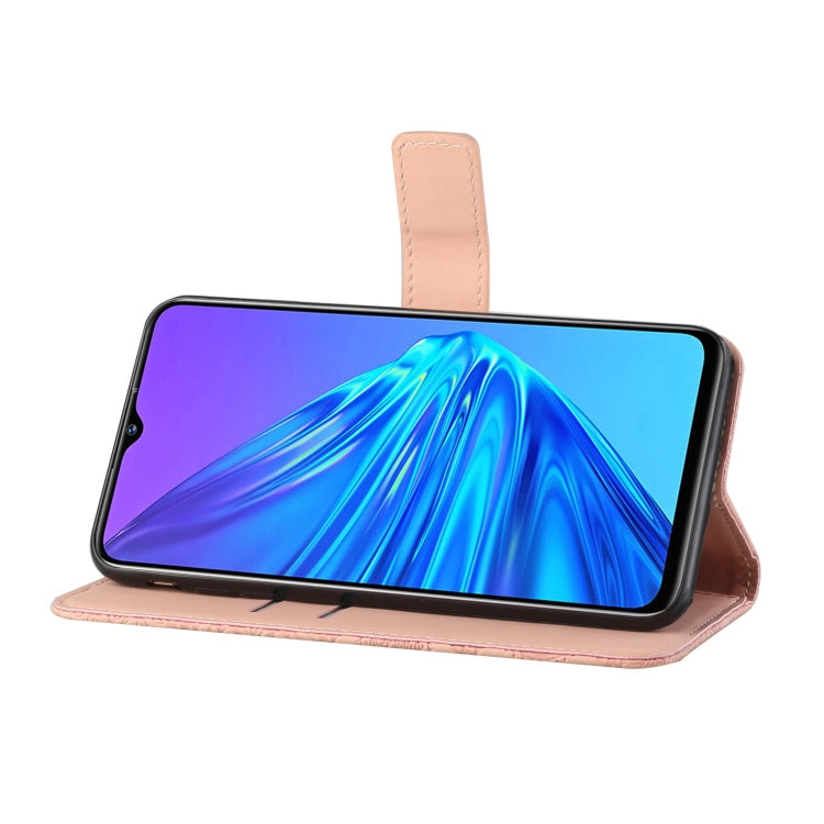 For OPPO Realme 5 Ethnic Style Embossed Pattern Horizontal Flip Leather Case with Holder & Card Slots & Wallet & Lanyard