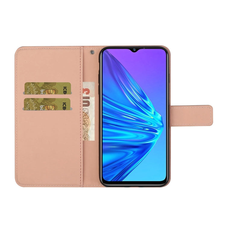 For OPPO Realme 5 Ethnic Style Embossed Pattern Horizontal Flip Leather Case with Holder & Card Slots & Wallet & Lanyard