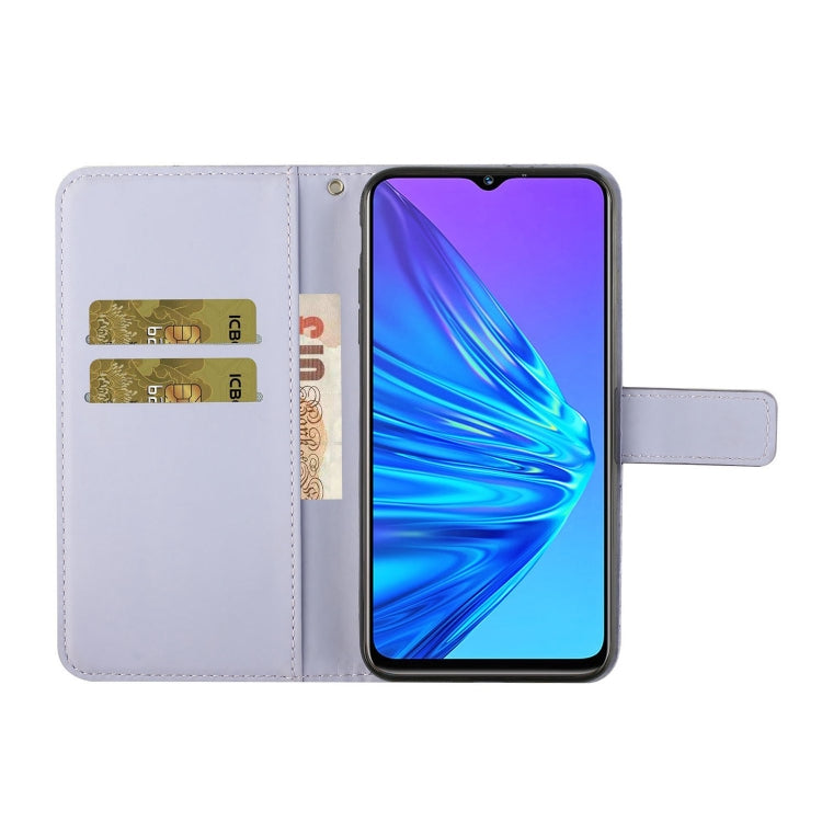 For OPPO Realme 5 Ethnic Style Embossed Pattern Horizontal Flip Leather Case with Holder & Card Slots & Wallet & Lanyard