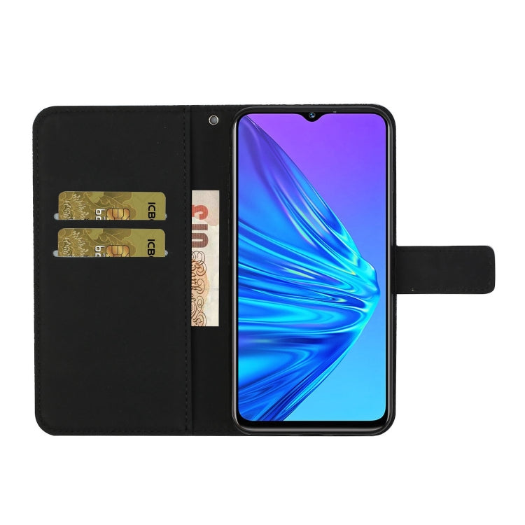 For OPPO Realme 5 Ethnic Style Embossed Pattern Horizontal Flip Leather Case with Holder & Card Slots & Wallet & Lanyard