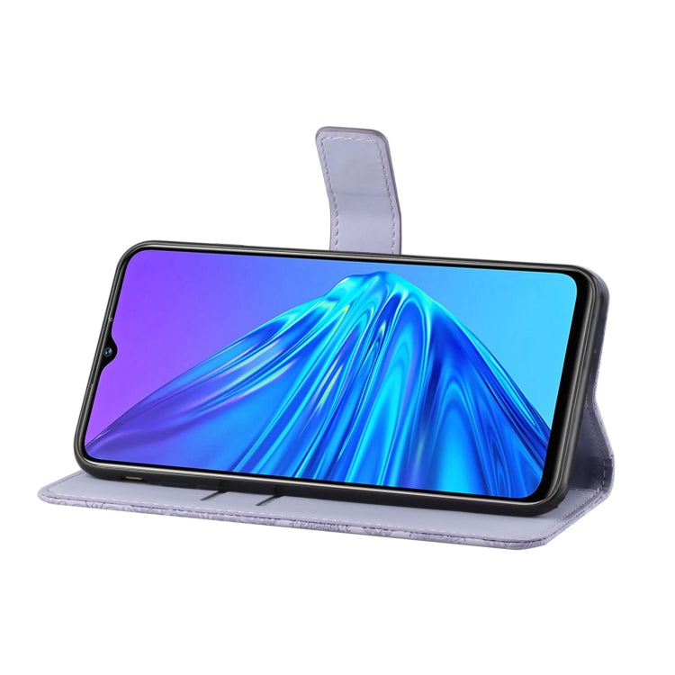 For OPPO Realme 5 Pro Ethnic Style Embossed Pattern Horizontal Flip Leather Case with Holder & Card Slots & Wallet & Lanyard