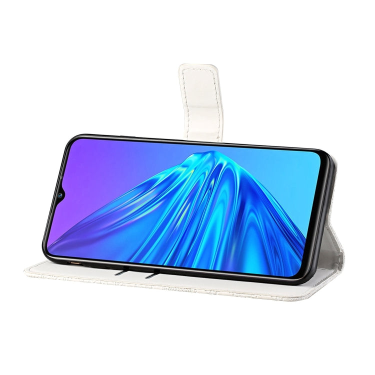 For OPPO Realme 5 Pro Ethnic Style Embossed Pattern Horizontal Flip Leather Case with Holder & Card Slots & Wallet & Lanyard