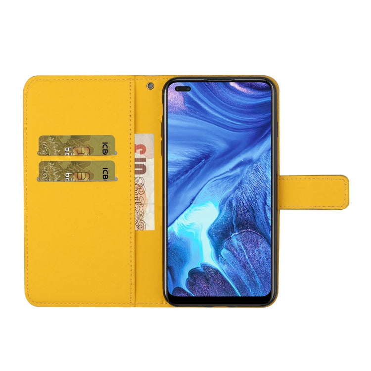 For OPPO Reno4 Ethnic Style Embossed Pattern Horizontal Flip Leather Case with Holder & Card Slots & Wallet & Lanyard