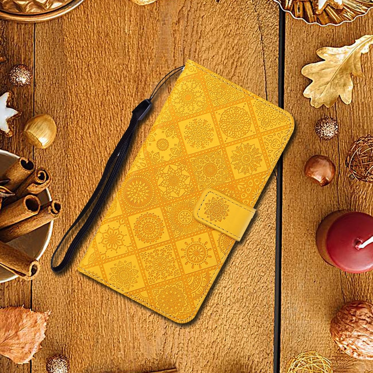 For OPPO Reno4 Ethnic Style Embossed Pattern Horizontal Flip Leather Case with Holder & Card Slots & Wallet & Lanyard