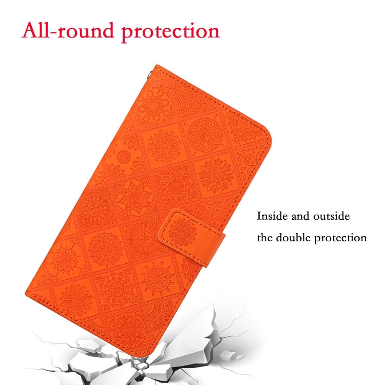 For OPPO Reno4 Ethnic Style Embossed Pattern Horizontal Flip Leather Case with Holder & Card Slots & Wallet & Lanyard