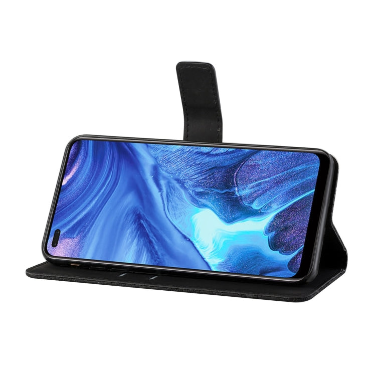 For OPPO Reno4 Ethnic Style Embossed Pattern Horizontal Flip Leather Case with Holder & Card Slots & Wallet & Lanyard