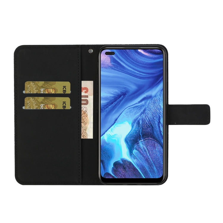 For OPPO Reno4 Ethnic Style Embossed Pattern Horizontal Flip Leather Case with Holder & Card Slots & Wallet & Lanyard