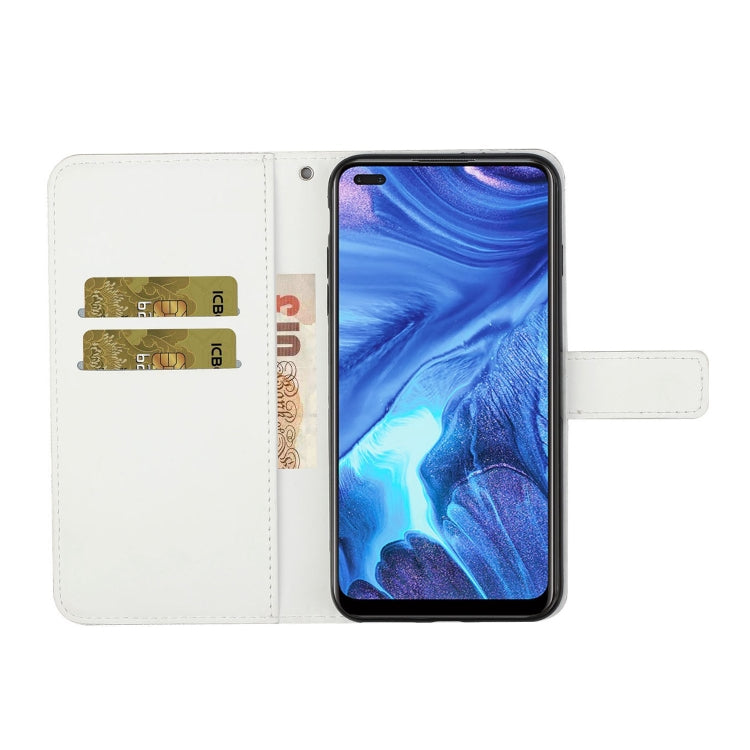 For OPPO Reno4 Ethnic Style Embossed Pattern Horizontal Flip Leather Case with Holder & Card Slots & Wallet & Lanyard
