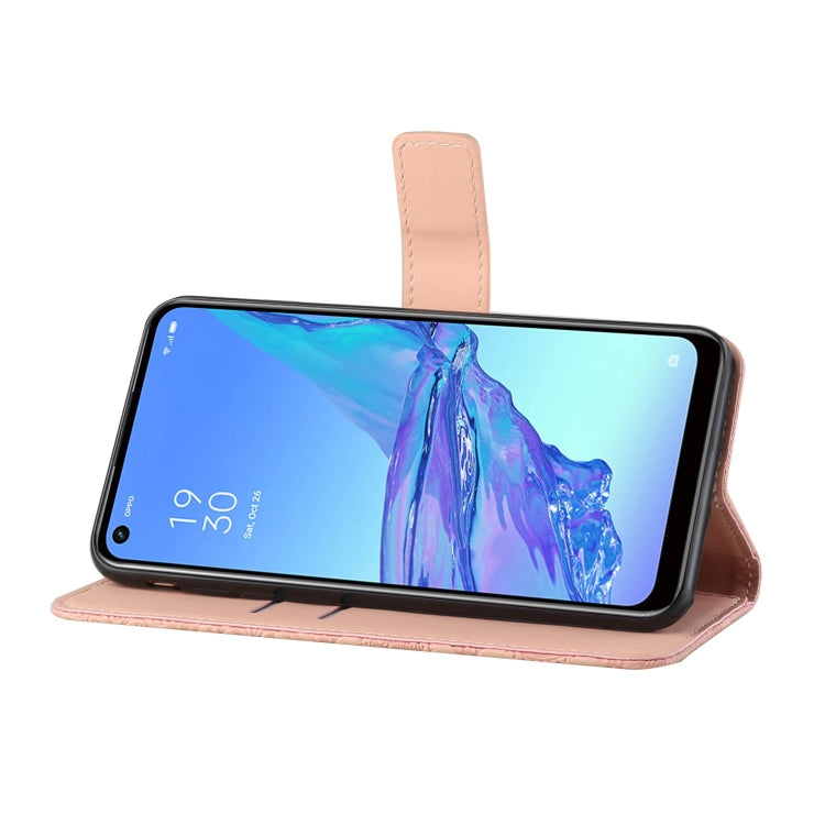 For OPPO Reno4 Pro Ethnic Style Embossed Pattern Horizontal Flip Leather Case with Holder & Card Slots & Wallet & Lanyard