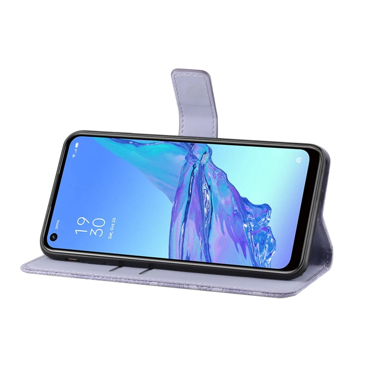 For OPPO Reno4 Pro Ethnic Style Embossed Pattern Horizontal Flip Leather Case with Holder & Card Slots & Wallet & Lanyard