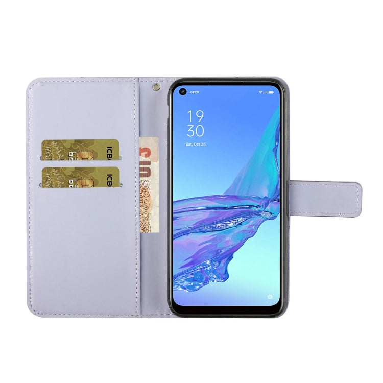 For OPPO Reno4 Pro Ethnic Style Embossed Pattern Horizontal Flip Leather Case with Holder & Card Slots & Wallet & Lanyard