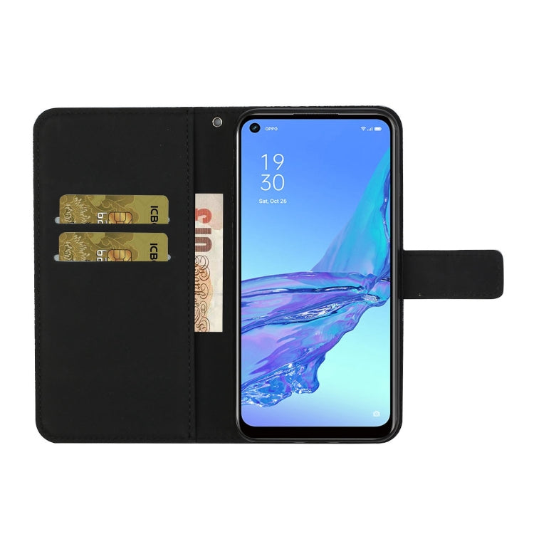 For OPPO Reno4 Pro Ethnic Style Embossed Pattern Horizontal Flip Leather Case with Holder & Card Slots & Wallet & Lanyard