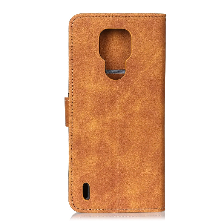 For Motorola Moto E7 KHAZNEH Retro Texture PU + TPU Horizontal Flip Leather Case with Holder & Card Slots & Wallet
