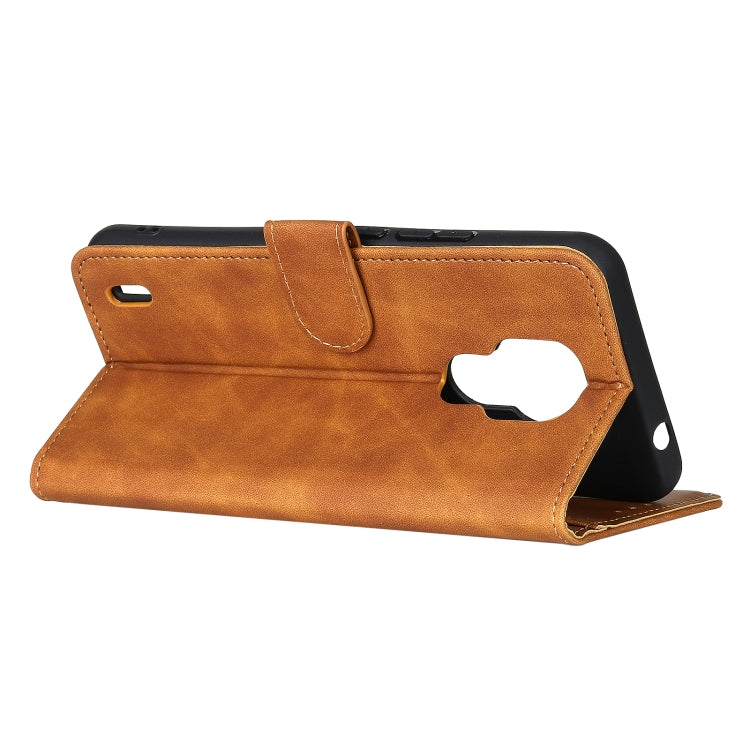 For Motorola Moto E7 KHAZNEH Retro Texture PU + TPU Horizontal Flip Leather Case with Holder & Card Slots & Wallet
