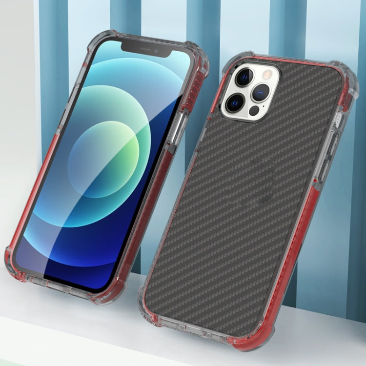 For iPhone 12 mini Carbon Fiber Acrylic Protective Case
