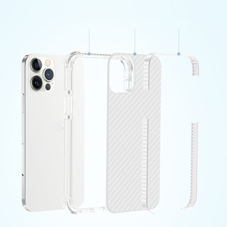 For iPhone 12 mini Carbon Fiber Acrylic Protective Case