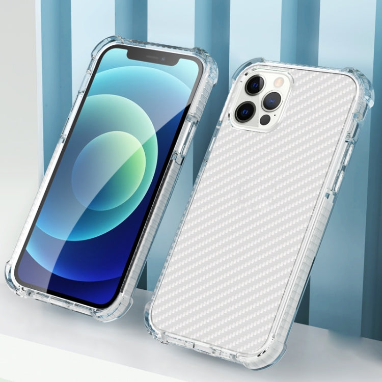 For iPhone 12 / 12 Pro Carbon Fiber Acrylic Protective Case
