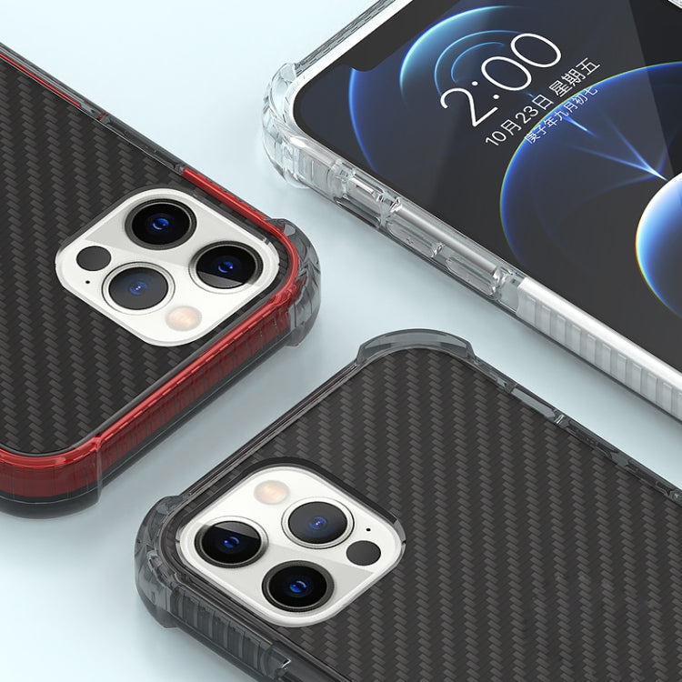 For iPhone 12 Pro Max Carbon Fiber Acrylic Protective Case