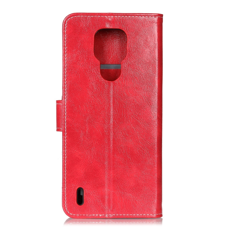 For Motorola Moto E7 Retro Crazy Horse Texture Horizontal Flip Leather Case with Holder & Card Slots & Photo Frame & Wallet