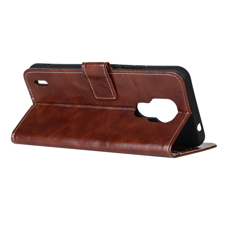 For Motorola Moto E7 Retro Crazy Horse Texture Horizontal Flip Leather Case with Holder & Card Slots & Photo Frame & Wallet