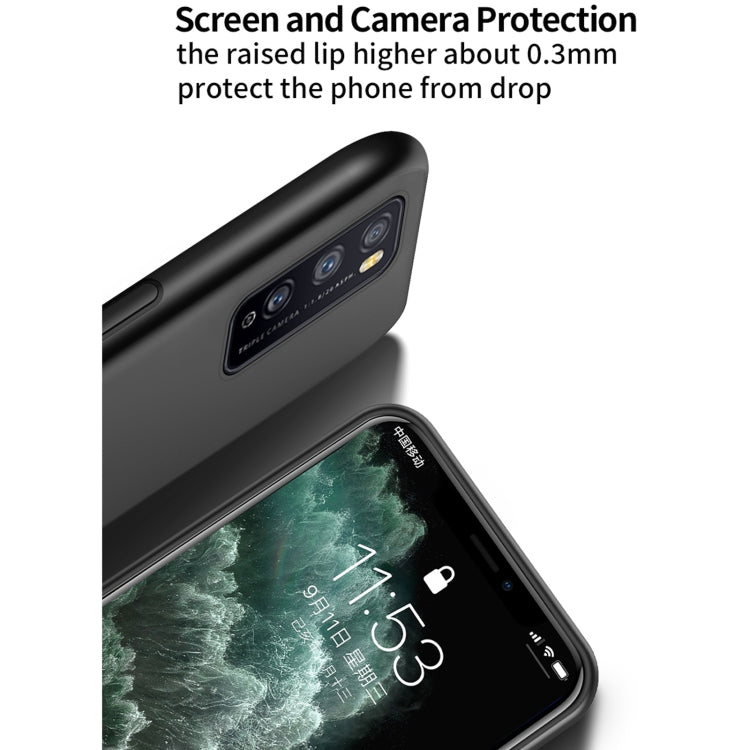 For Huawei Enjoy Z 5G Classic Tilt Strip Grain Magnetic Shockproof PC + TPU Case