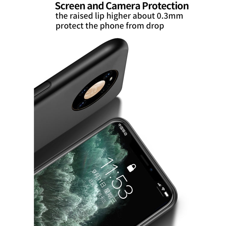 For Huawei Mate 40 Pro Classic Tilt Strip Grain Magnetic Shockproof PC + TPU Case
