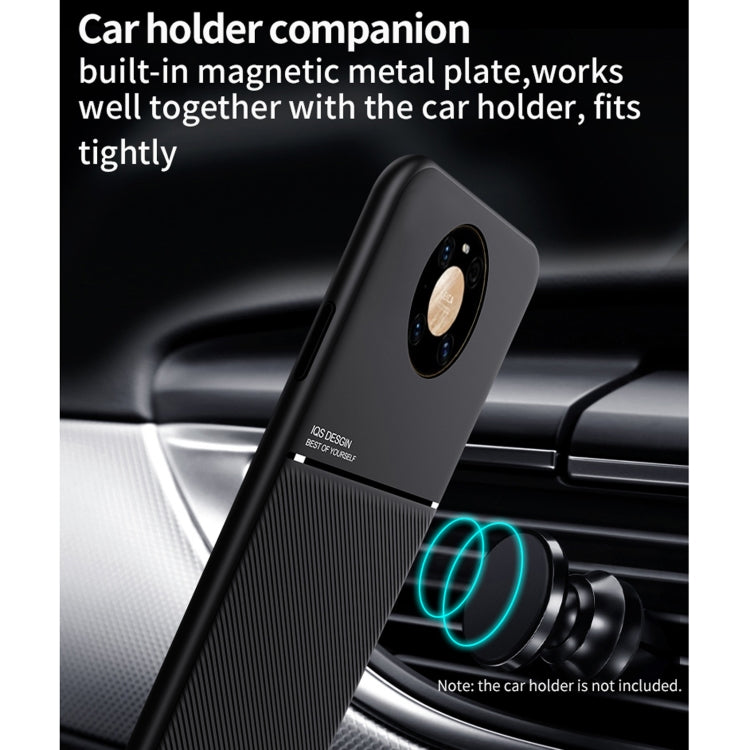 For Huawei Mate 40 Pro Classic Tilt Strip Grain Magnetic Shockproof PC + TPU Case