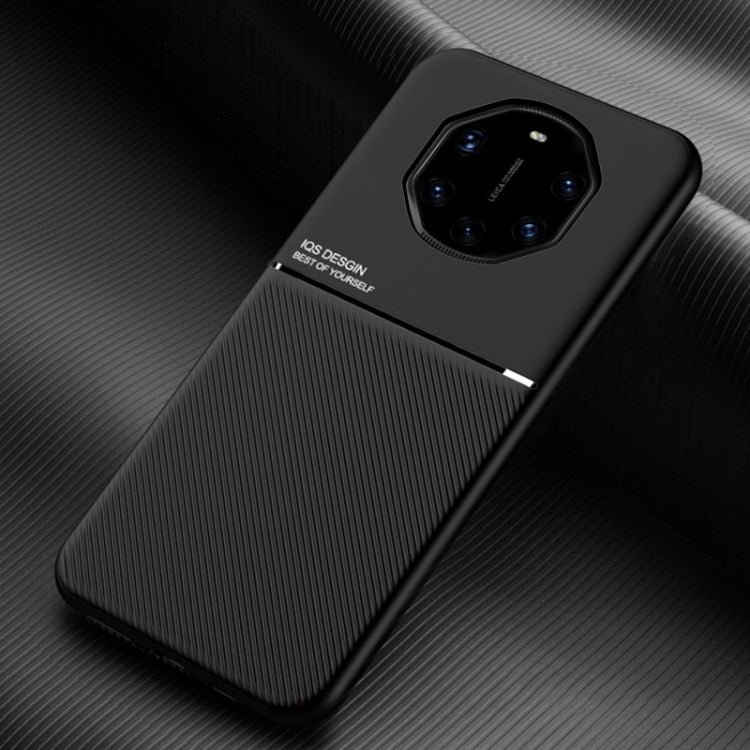 For Huawei Mate 40 RS Porsche Design Classic Tilt Strip Grain Magnetic Shockproof PC + TPU Case