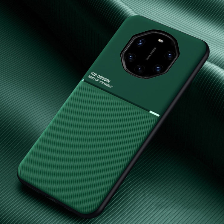 For Huawei Mate 40 RS Porsche Design Classic Tilt Strip Grain Magnetic Shockproof PC + TPU Case