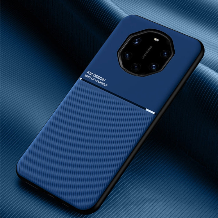 For Huawei Mate 40 RS Porsche Design Classic Tilt Strip Grain Magnetic Shockproof PC + TPU Case