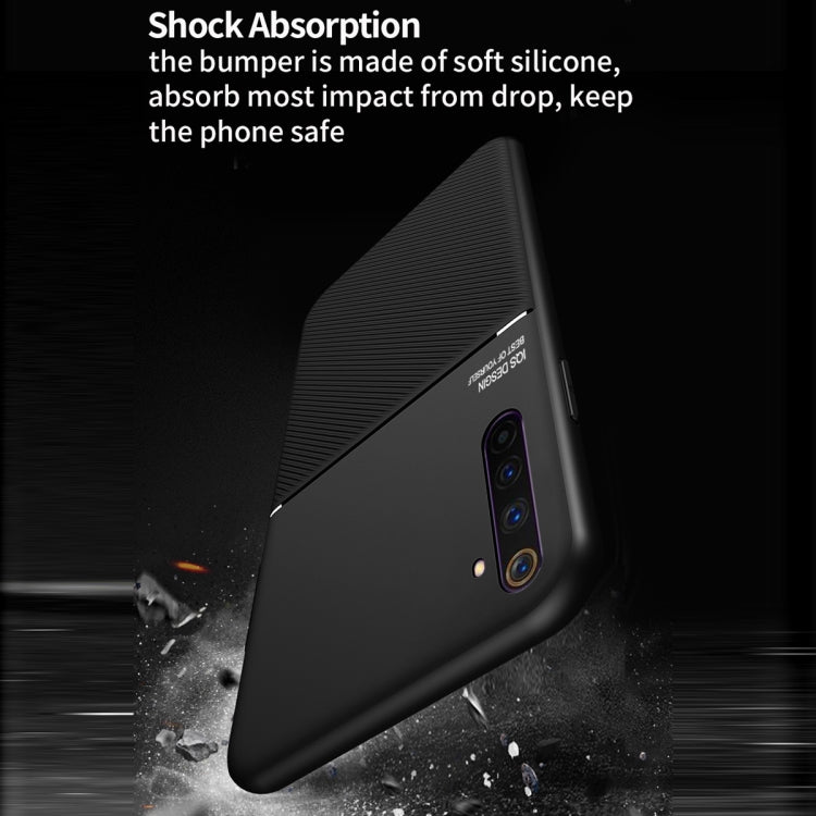 For OnePlus Nord Classic Tilt Strip Grain Magnetic Shockproof PC + TPU Case