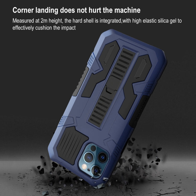 For iPhone 11 Pro Vanguard Warrior All Inclusive Double-color Shockproof TPU + PC Protective Case with Holder