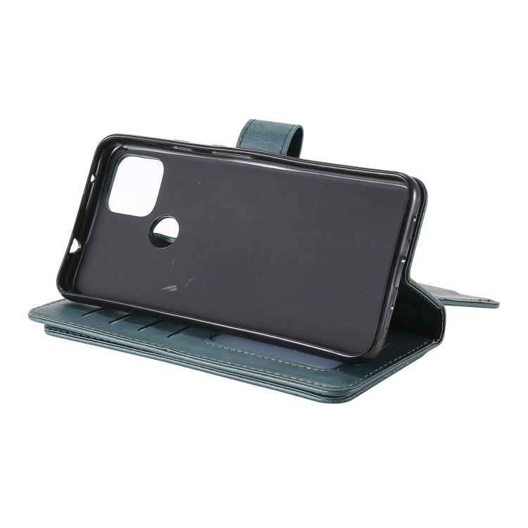 For Google Pixel 5 XL Multifunctional Magnetic Copper Buckle Horizontal Flip Leather Case with Bracket & 10 Card Slots & Wallet & Photo Frame
