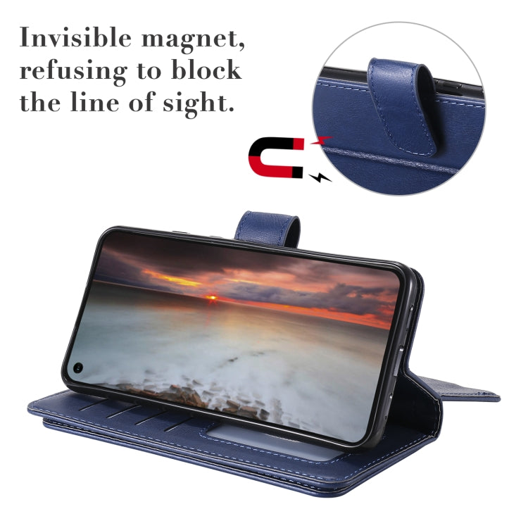 For Google Pixel 5 XL Multifunctional Magnetic Copper Buckle Horizontal Flip Leather Case with Bracket & 10 Card Slots & Wallet & Photo Frame