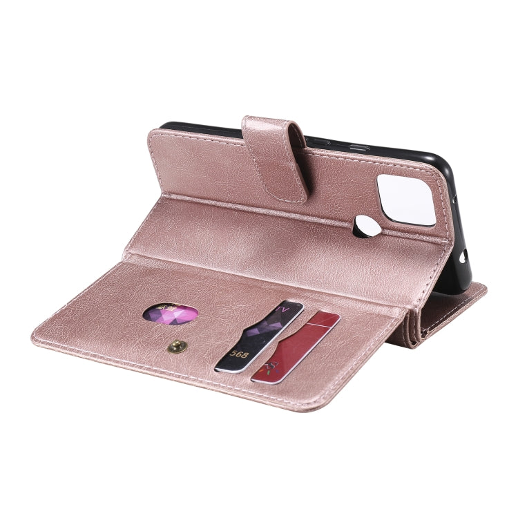 For Google Pixel 5 XL Multifunctional Magnetic Copper Buckle Horizontal Flip Leather Case with Bracket & 10 Card Slots & Wallet & Photo Frame