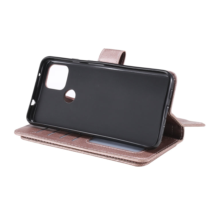 For Google Pixel 5 XL Multifunctional Magnetic Copper Buckle Horizontal Flip Leather Case with Bracket & 10 Card Slots & Wallet & Photo Frame