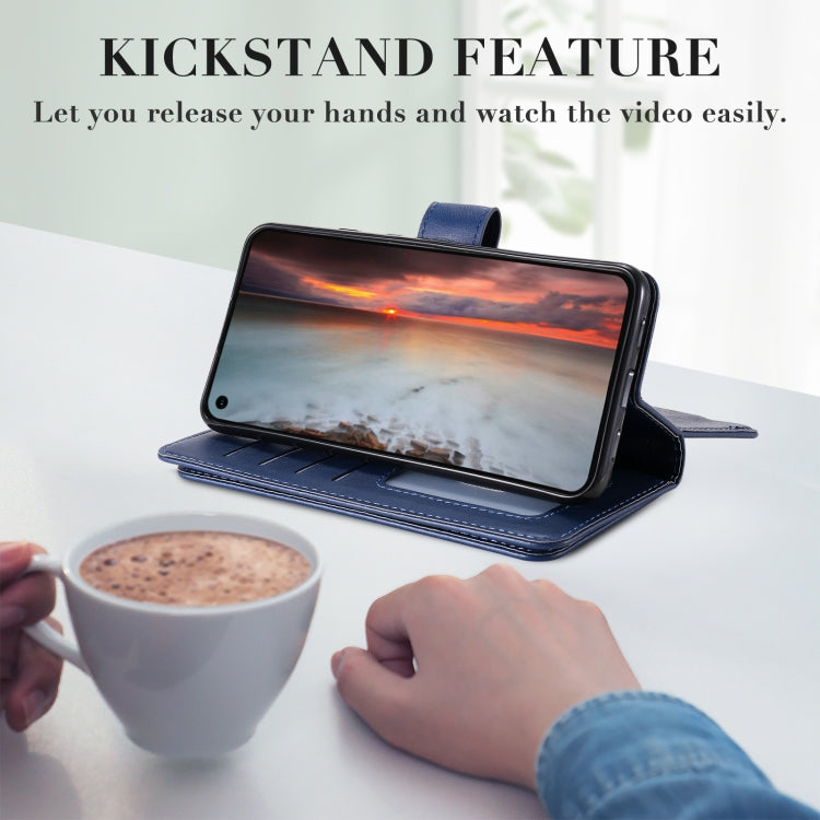 For Google Pixel 5 XL Multifunctional Magnetic Copper Buckle Horizontal Flip Leather Case with Bracket & 10 Card Slots & Wallet & Photo Frame