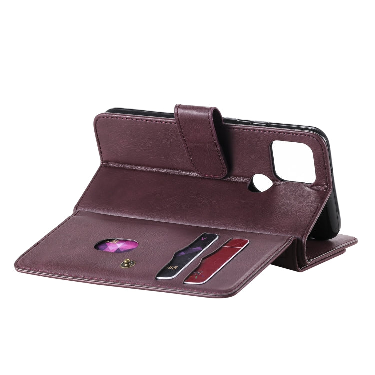 For Google Pixel 5 Multifunctional Magnetic Copper Buckle Horizontal Flip Leather Case with Bracket & 10 Card Slots & Wallet & Photo Frame