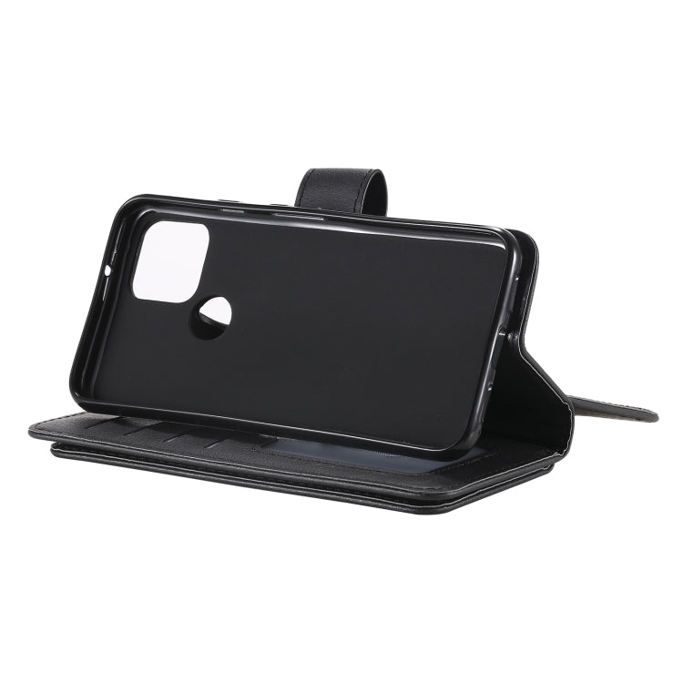 For Google Pixel 5 Multifunctional Magnetic Copper Buckle Horizontal Flip Leather Case with Bracket & 10 Card Slots & Wallet & Photo Frame