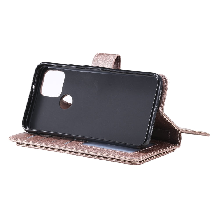 For Google Pixel 5 Multifunctional Magnetic Copper Buckle Horizontal Flip Leather Case with Bracket & 10 Card Slots & Wallet & Photo Frame