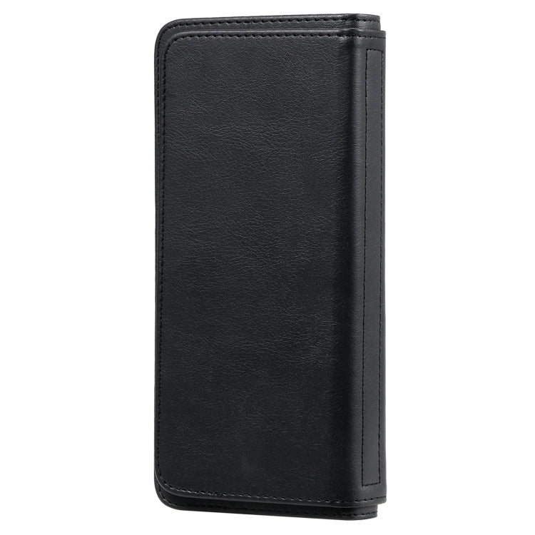 For Xiaomi Redmi 9A Multifunctional Magnetic Copper Buckle Horizontal Flip Leather Case with Bracket & 10 Card Slots & Wallet & Photo Frame