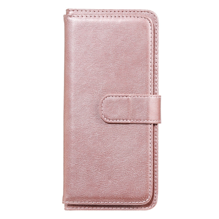 For Xiaomi Redmi 9A Multifunctional Magnetic Copper Buckle Horizontal Flip Leather Case with Bracket & 10 Card Slots & Wallet & Photo Frame