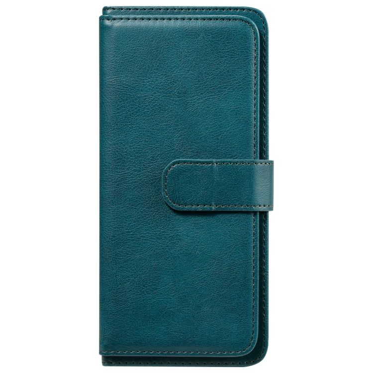 For Xiaomi Redmi 9C Multifunctional Magnetic Copper Buckle Horizontal Flip Leather Case with Bracket & 10 Card Slots & Wallet & Photo Frame